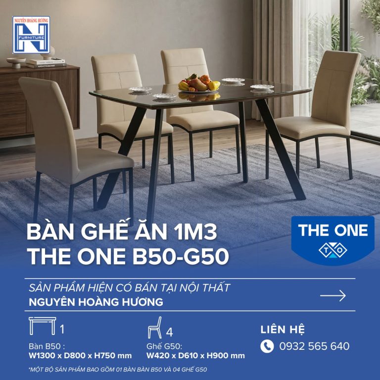 Bàn Ghế Ăn The One B50-G50