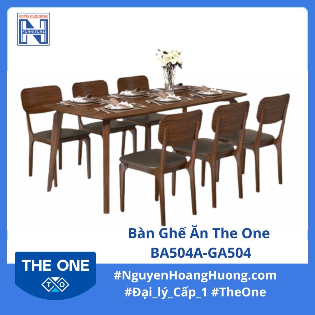 Bàn Ghế Ăn The One BA504A-GA504