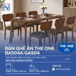 Bàn Ghế Ăn The One BA504A-GA504