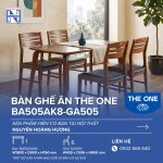 Bàn Ghế Ăn The One BA505AK8-GA505 - Ảnh 2