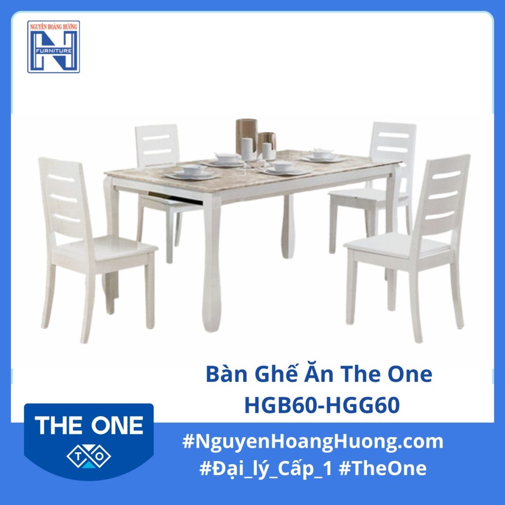 Bàn Ghế Ăn The One HGB60-HGG60