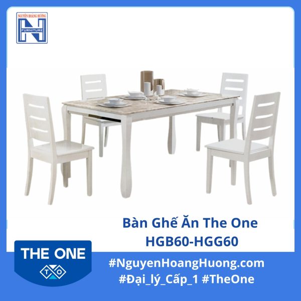 Bàn Ghế Ăn The One HGB60-HGG60