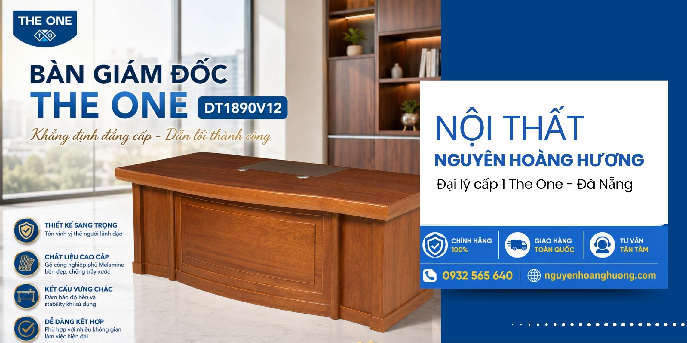 Bàn Giám Đốc The One DT1890V12