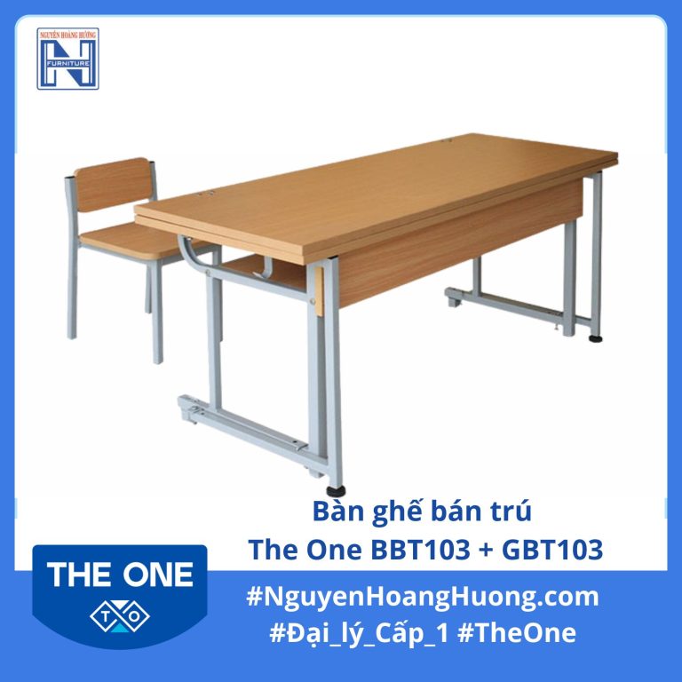 Bàn ghế bán trú The One BBT103 + GBT103