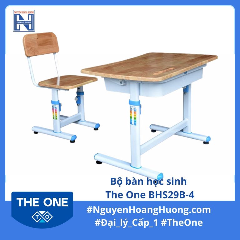 Bộ bàn học sinh The One BHS29B-4