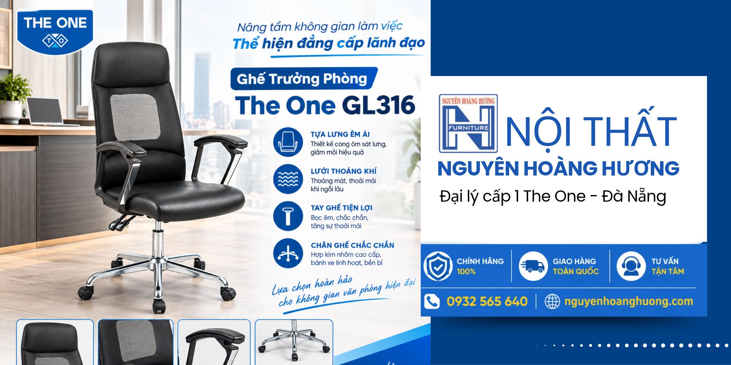 Ghế Trưởng Phòng The One GL316