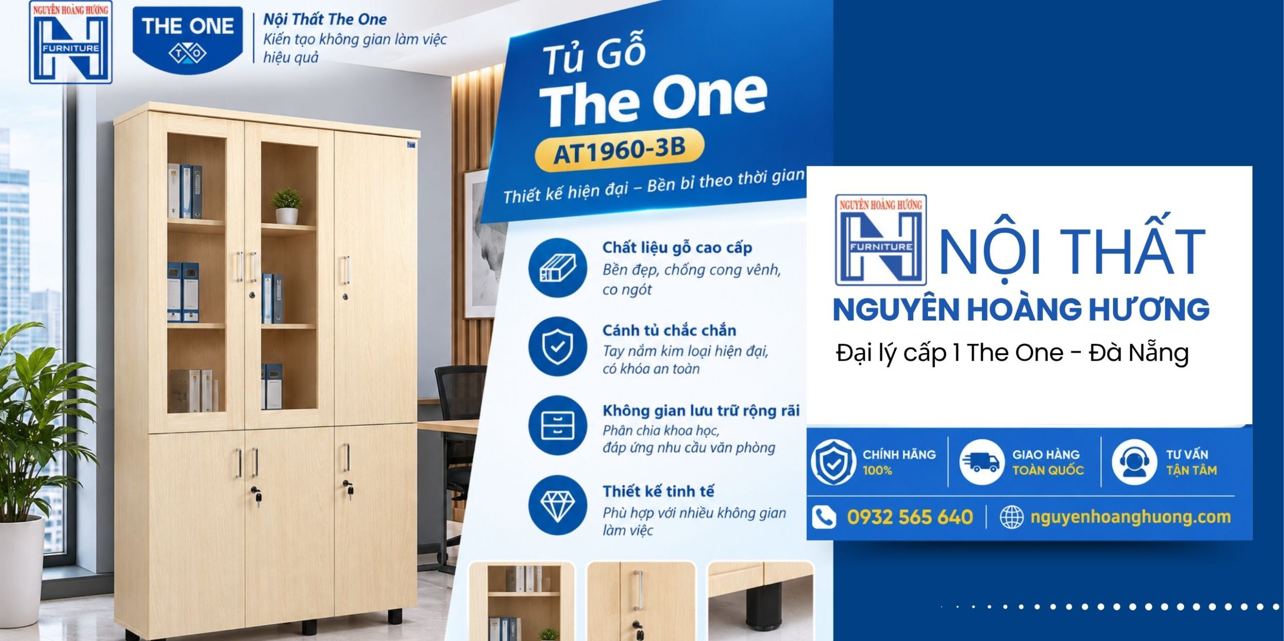 Tủ Gỗ The One AT1960-3B