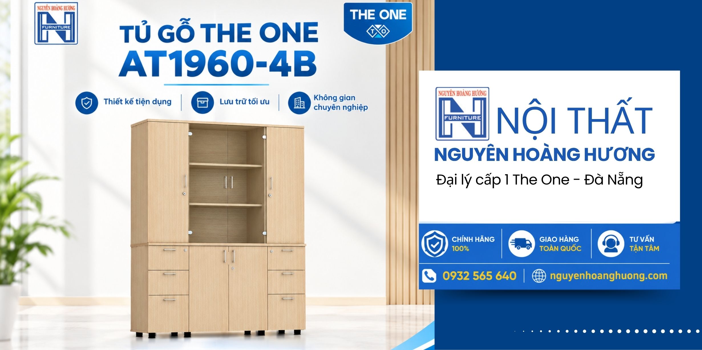 Tủ Gỗ The One AT1960-4B