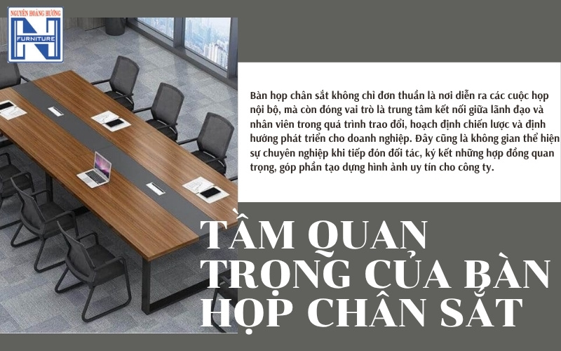 bàn họp chân sắt 2m4 bàn họp chân sắt 2m4