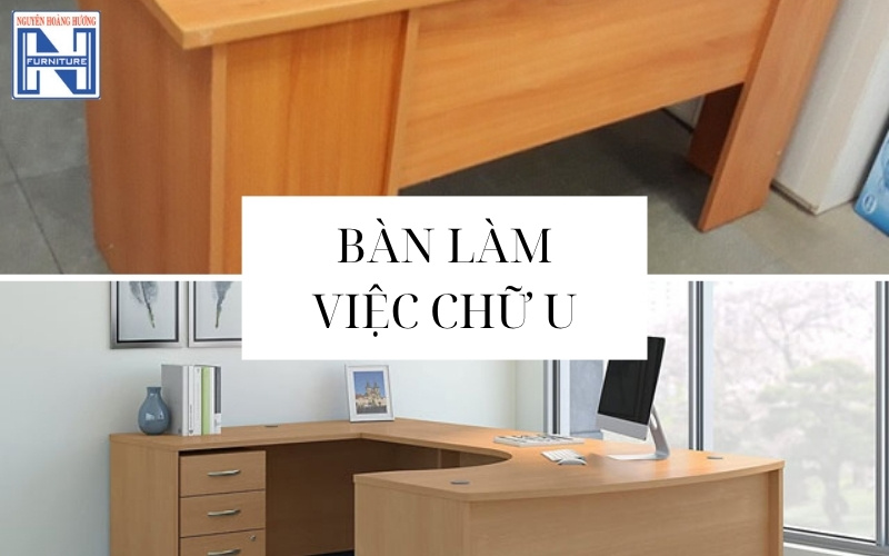 bàn làm việc chữ U