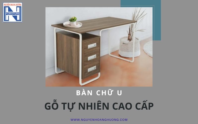 bàn làm việc chữ U