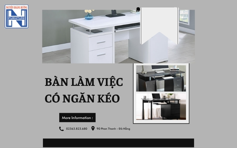 bàn làm việc có ngăn kéo
