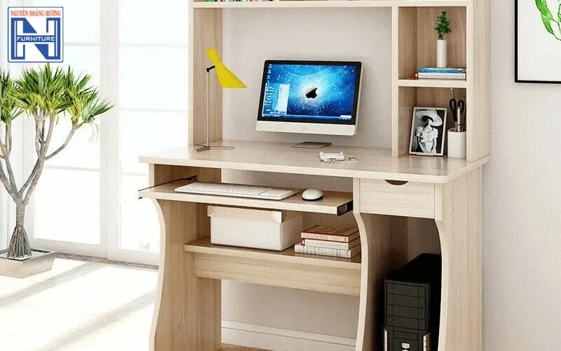 Bàn làm việc có kệ sách