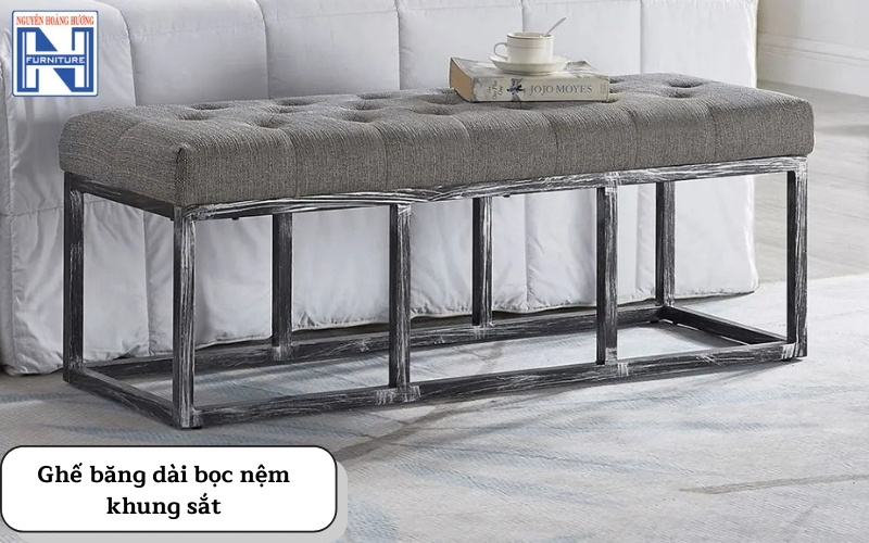 Ghế băng dài bọc nệm giá rẻ