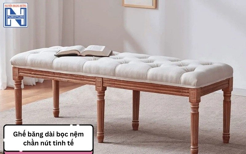 Ghế băng dài bọc nệm giá rẻ