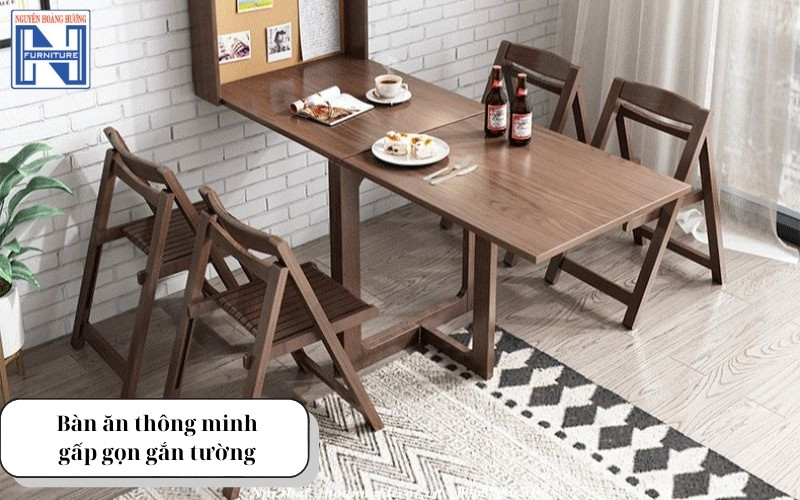 Bàn ăn thông minh gấp gọn