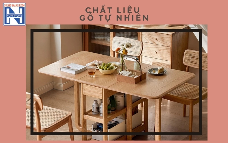 Bàn ăn thông minh gấp gọn 6 ghế
