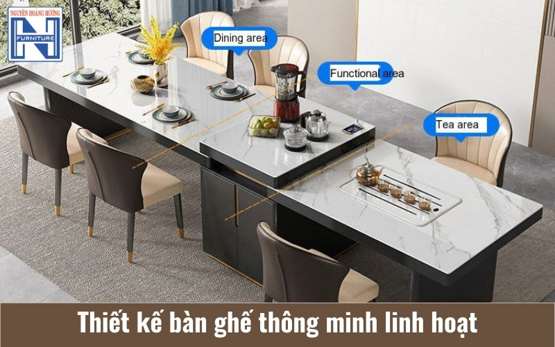 Bộ bàn ghế xếp thông minh