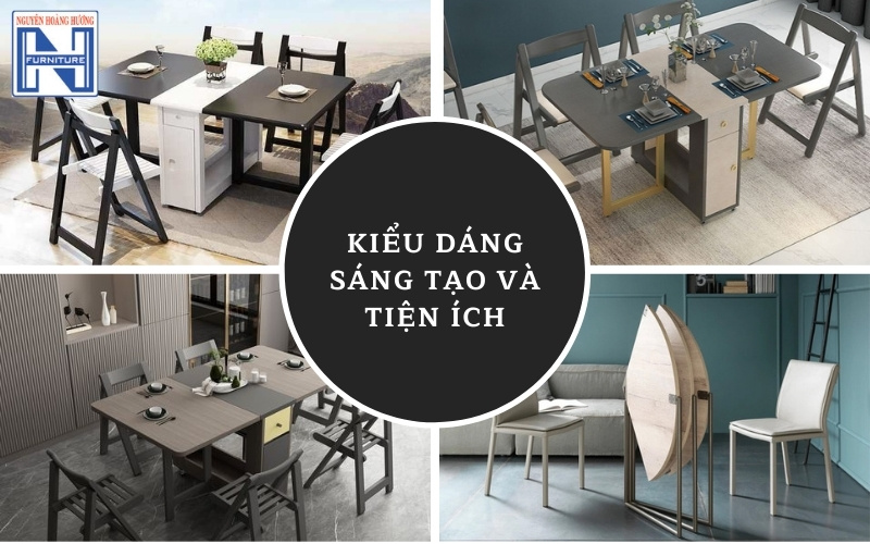 Bộ bàn ghế xếp thông minh