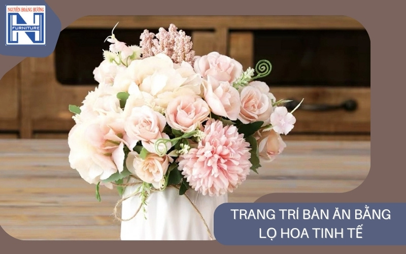 Cách trang trí bàn ăn đơn giản