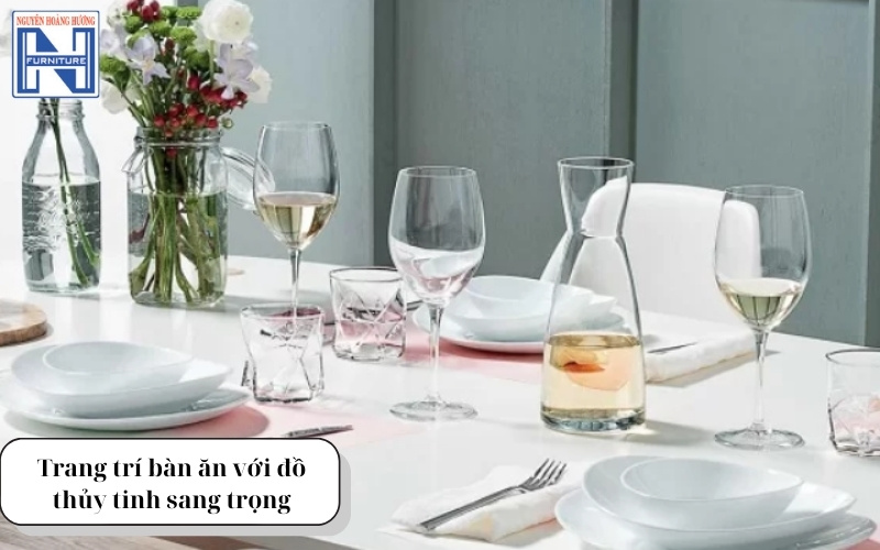 Cách trang trí bàn ăn đơn giản