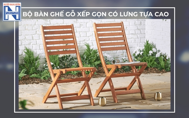 Ghế gỗ xếp thông minh