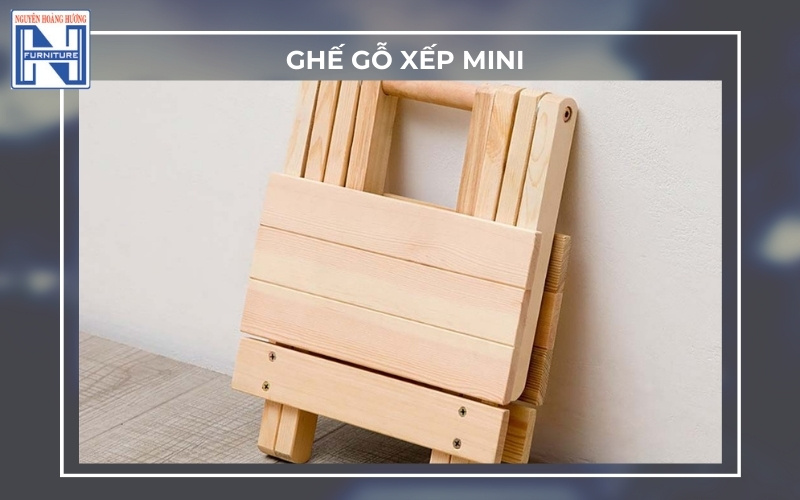 Ghế gỗ xếp thông minh