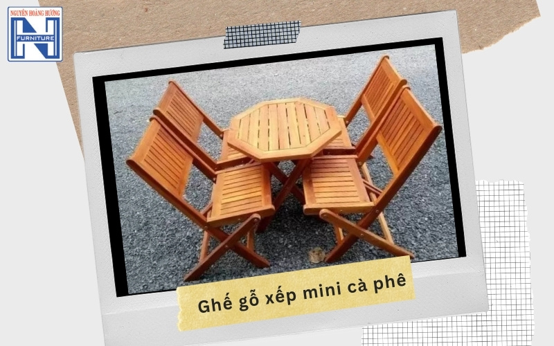 Ghế gỗ xếp thông minh