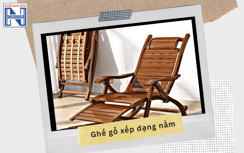 Ghế gỗ xếp thông minh