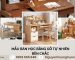 Mẫu bàn học đẹp bằng gỗ tự nhiên