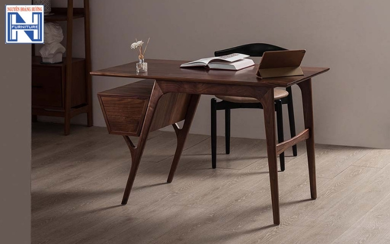 Mẫu bàn học đẹp bằng gỗ tự nhiên