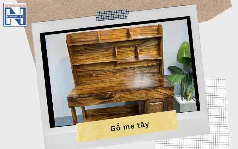 Mẫu bàn học đẹp bằng gỗ tự nhiên