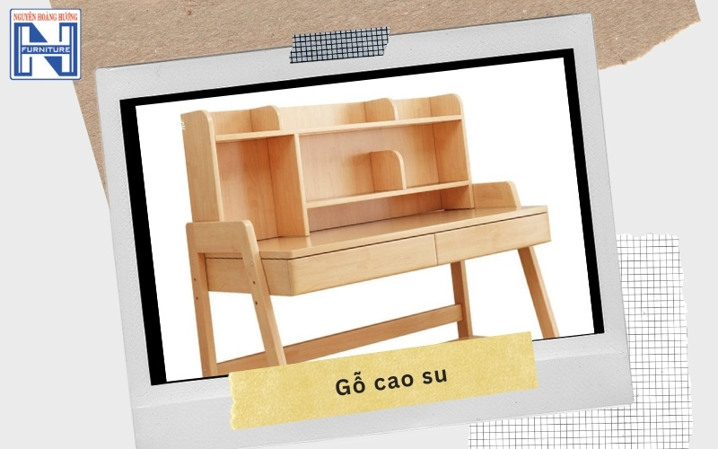 Mẫu bàn học đẹp bằng gỗ tự nhiên