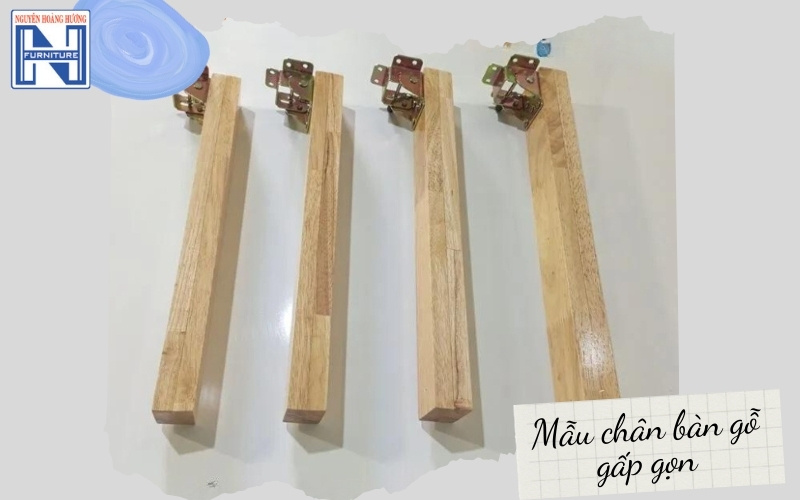 Mẫu chân bàn gỗ đẹp