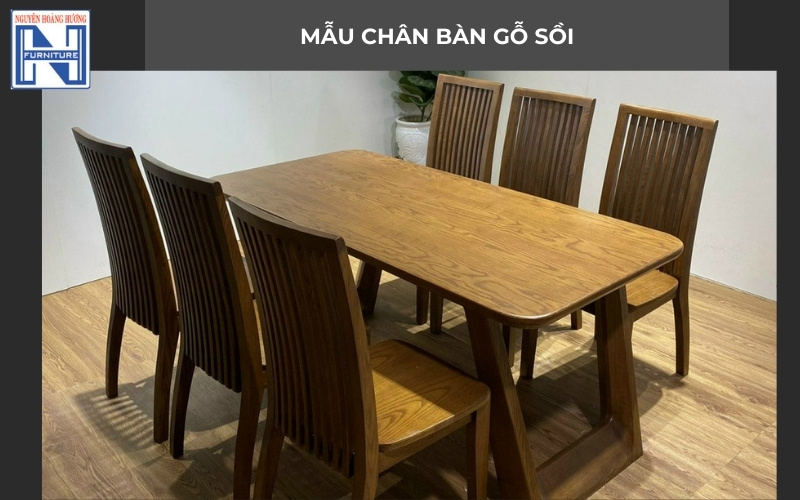 Mẫu chân bàn gỗ đẹp