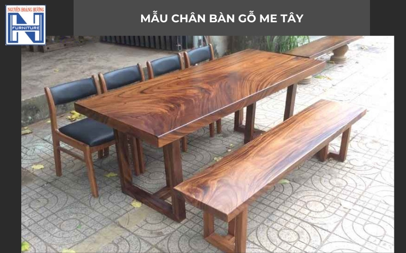 Mẫu chân bàn gỗ đẹp