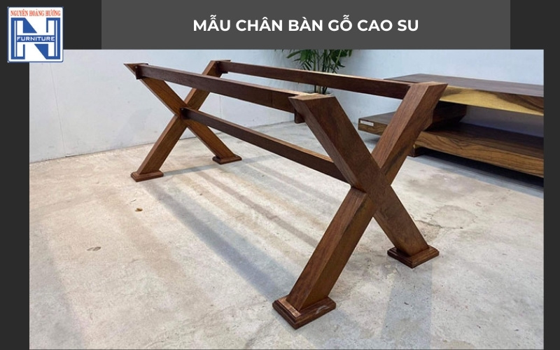 Mẫu chân bàn gỗ đẹp