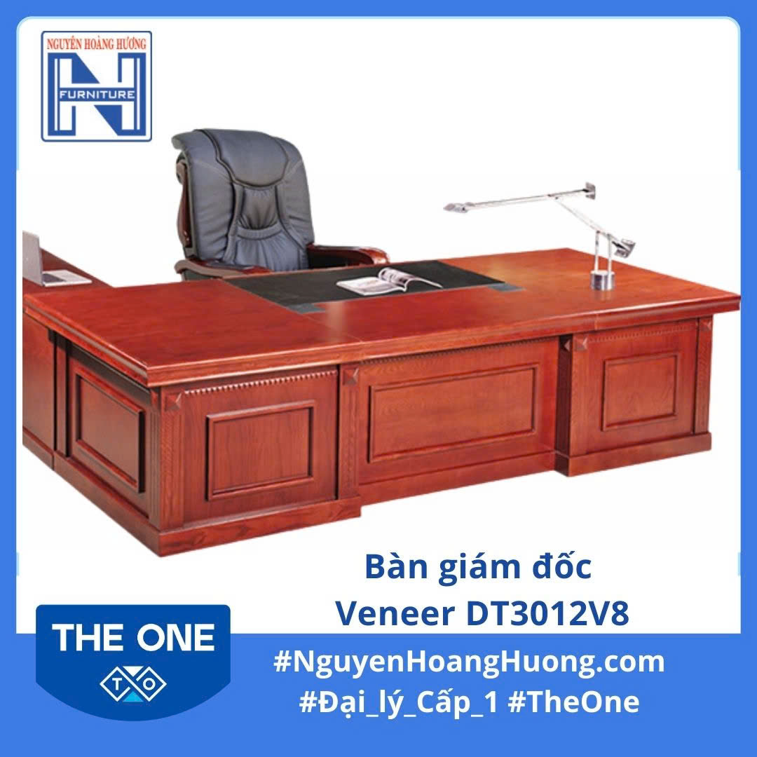 Bàn Giám Đốc Veneer DT3012V8 Bàn Giám Đốc Veneer DT3012V8