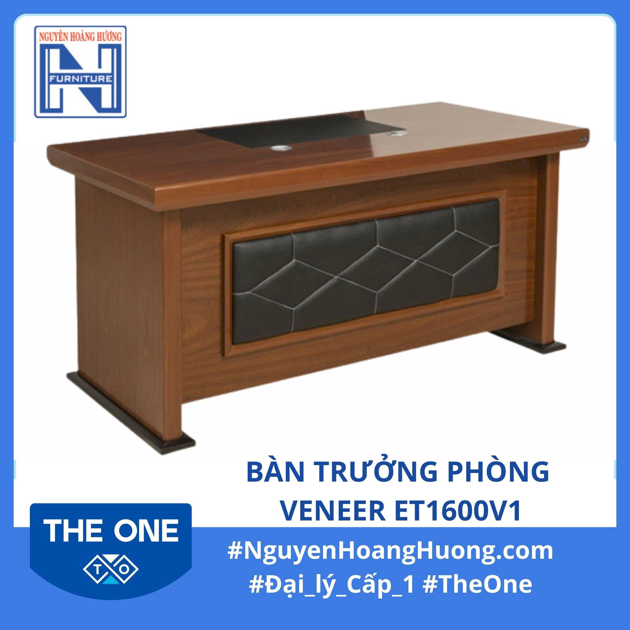Bàn Trưởng Phòng Veneer ET1600V1 Bàn Trưởng Phòng Veneer ET1600V1