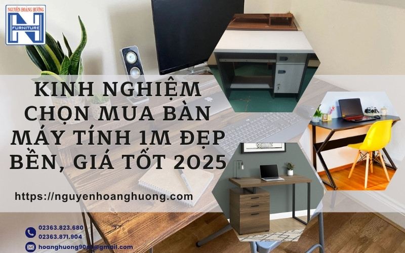 bàn máy tính 1m