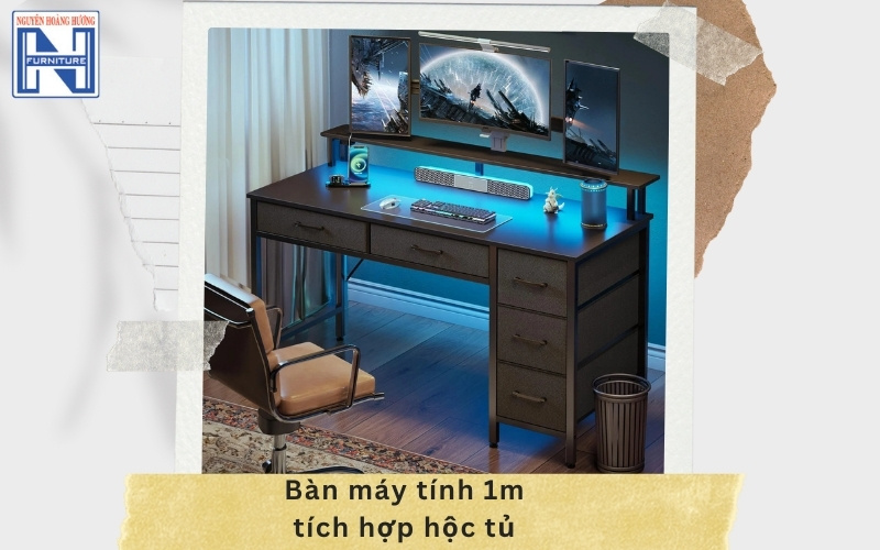 bàn máy tính 1m
