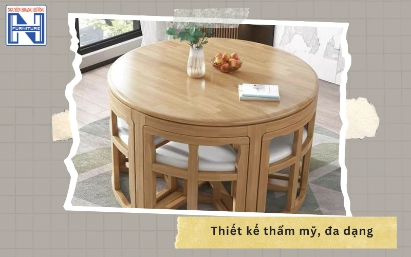 Bộ bàn ghế ăn gấp gọn