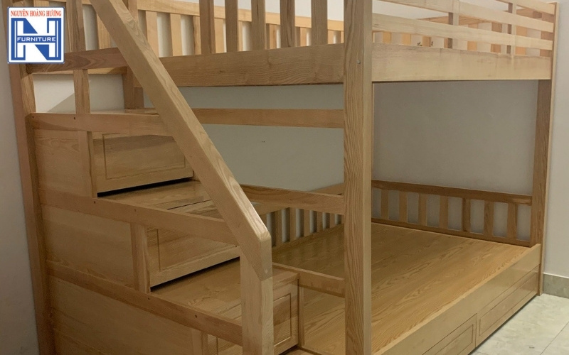 Giá giường tầng gỗ công nghiệp