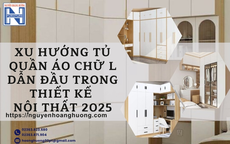 Tủ quần áo chữ L