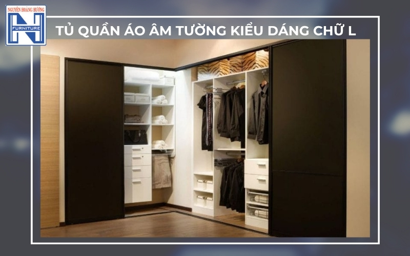 Tủ quần áo chữ L