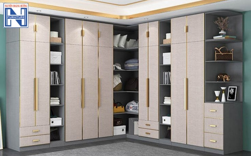 Tủ quần áo chữ L