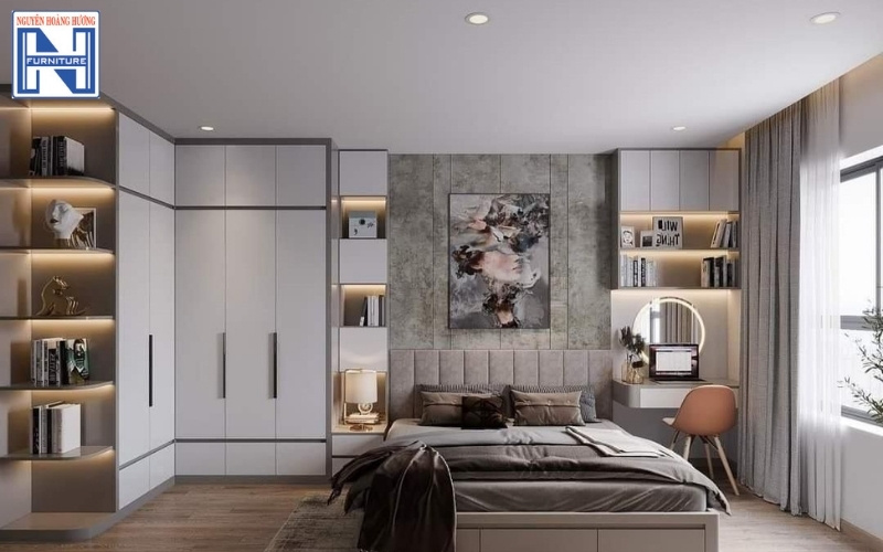 Tủ quần áo chữ L