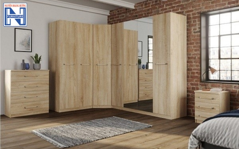 Tủ quần áo chữ L