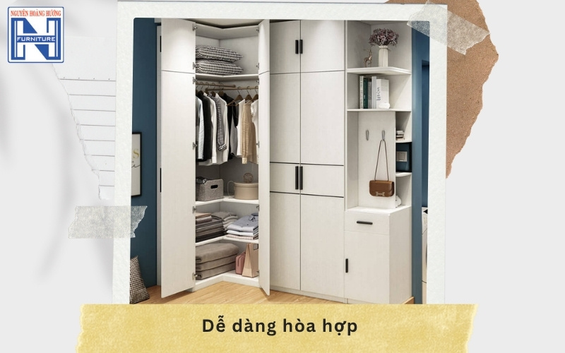 Tủ quần áo chữ L