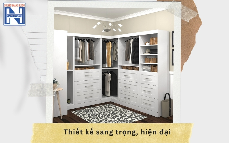 Tủ quần áo chữ L